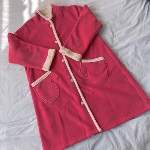 pink lounge blanket cardigan - warm & comfy